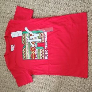 MTV Christmas Shirt Medium New